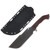Work Tuff Gear Ares-C Canvas Micarta Grip Handle APO Rugged SK85 Blade Black Kydex Sheath SK85-APORCMB