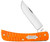 Case XX Carbon Steel Persimmon Orange Gator Jigged Bone Sod Buster Jr Folding Knife CA38074