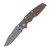 Hinderer Eklipse Skinny Fullered Magnacut Harpoon Spearpoint Non Flipper Folder Tri-way Battle Bronze Coyote G10 KEK35SKNFHSPEBBZCY