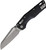 Microtech MSI Mini RAM-LOK Folding Knife APO Standard Fluted Aluminum Black MT210M10APFL