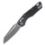 Microtech MSI Mini RAM-LOK Folding Knife APO Standard Fluted Aluminum Black MT210M10APFL
