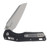 Microtech MSI Mini RAM-LOK Folding Knife STNWSH Standard Fluted Aluminum Black MT210M10FL