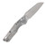 Microtech MSI Mini RAM-LOK Folder MS STNWSH Bld-STNWSH Fluted TI W/ Purple MT210M10FLMS4
