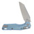 Microtech MSI Mini RAM-LOK Folder MS STNWSH Ice Blue Fluted TI W/Blue Accent MT210M10FLMS7