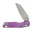 Microtech MSI Mini RAM-LOK Folder MS STNWSH Purple Haze Frag TI W/ Purple Accent MT210M10FRMS6