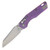 Microtech MSI Mini RAM LOK Folder MS STNWSH Purple Haze - TI W/Purple Accent MT210M10MS6