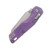 Microtech MSI Mini RAM LOK Folder MS STNWSH Purple Haze - TI W/Purple Accent MT210M10MS6