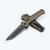 Benchmade Claymore Automatic Knife Black Cerakote Tanto/Ranger Green Grivory AUBM9071BK-03