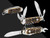 Boker Treebrand Camp Folding Knife Amber Jigged Bone D2 Blades