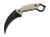 Boker Plus Spike Karambit Fixed Blade Desert Tan G-10 - Black 440A W/Sheath BK02BP0010