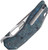 Ketuo Yakuza Satin Teal Green Carbon Fiber Flipper Linerlock Knife