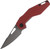 Ketuo Woody Red G10 14C28N Flipper Linerlock Folding Knife