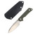 Dreamtech Fixed Blade/Green G10/Satin Finish D2 Blade/Black Kydex Sheath DTK3019GG