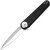 Dreamtech Black G10 14C28N Dagger Flipper Button Lock Folding Knife