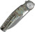 Dreamtech Camo Titanium M390 Flipper Button Lock Folding Knife