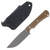 McNees Ridge Runner Fixed Blade Knife Stonewash Magnacut/Coyote G-10 MCFXRRSWACY