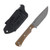 McNees Ridge Runner Fixed Blade Knife Stonewash Magnacut/Coyote G-10 MCFXRRSWACY