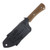 McNees Ridge Runner Fixed Blade Knife Stonewash Magnacut/Coyote G-10 MCFXRRSWACY