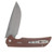 Pro Tech Mordax Solid Brown Handle Stonewash Magnacut Blade BSA26.MORDAX.1