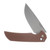 Pro Tech Mordax Solid Brown Handle Stonewash Magnacut Blade BSA26.MORDAX.1