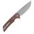 Pro Tech Mordax Solid Brown Handle Stonewash Magnacut Blade BSA26.MORDAX.1