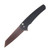Pro Tech Malibu Black Handle With Copper Rose PVD Magnacut Reverse Tanto Blade BSA26.MALIBU.1
