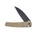 Pro Tech Malibu Textured Aluminum Bronze Handle DLC Black Magnacut Wharncliffe Blade PT5316