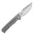 Chaves Red Label Integral Sam Tran Designs The  Arison  Street  Stonewash  Framelock BF  Drop Point ST-12B1-1A1A-1A0-KMC!