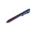 Maverick Customs Flipper Universal Pen Blue Bloodsplatter Cerakote Aluminum with Butterscotch Micarta Flipper and Milled Stonewash Titanium Clip MCACBBBBMFMSTC