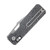 Vero Engineering Aura Folding Knife Drop Point 14C28N Machine Satin Blk Fingerprint VAUDPMSBKFP