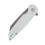 ABW Model 2 Linerlock Folding Knife White G-10 Handle Magnacut Blade ABWMODEL2G10WHITE