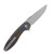 ABW Model 1 V7 Folding Knife G-10 Purple Blanket - Stonewash Magnacut Blade ABWMODEL1G10PURPLEBLANKET
