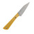 Red Crow Knife and Tool Nitro V Paring Fixed Blade with Yellow Linen Micarta RCPYLM