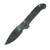 Microtech LUDT Gen III Signature Series Automatic Knife Black DLC S/E Parakeet Green Camo (drop point blade) AUMT1135S-1 TPBKPGCS