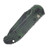 Microtech Auto L.U.D.T S/E Gen III Signature Series Smooth Topo Black/Parakeet Green Camo Handle Tanto Blade AUMT1136S-1 TPBKPGCS