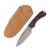 Bradford SMKW Exclusive Guardian 3 Fixed Blade Knife Stonewash MagnaMax/3D Chocolate Brown Richlite BRAD3680