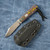 Jack Wolf Gateway FIXedc Fixed Blade Knife Satin/80's CamoCarbon with Kydex Sheath GATEW-FX-01-CC-80S