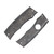 Vallotton Crescent Razor OTS Auto Vegas Forge Barbwire Blade Custom and Fat Carbon Dark Matter Scales VKCRRZDM