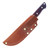 Lishen Knives Dakota Fixed Blade G-Carta Handles Aluminum Pins W/ Sheath LKDAKGCART