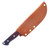 Lishen Knives Dakota Fixed Blade G-Carta Handles Aluminum Pins W/ Sheath LKDAKGCART