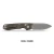 Vosteed Raccoon TiSlim Folder S35VN Acid-SNTWSH Blade Acid Wash Copper TI Handle A4508