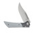 Gecko Customz Knifeworks Dune A8 DLC & Silver Twill Carbon Fiber Handle M390 Belt Satin Blade DUNEA8