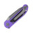 Microtech LUDT Gen III Automatic Knife Apocalyptic T/E Purple AUMT113610APPU