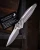 Microtech Socom Delta RAM-LOK Spear Point MS Folder STNWSH- STNWSH TI W/ Purple AUMT159RL10SMS4