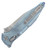 Microtech Socom Delta RAM-LOK Spear Point MS Folder STNWSH-Ice Blue Anodized TI W/ Blue AUMT159RL10SMS7