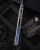 Microtech Socom RAM-LOK Spear Point MS Folder STNWSH- STNWSH TI W/Blue TI Accent AUMT160RLS10SMS3