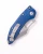 Microtech Stitch OTS Auto S/E Stonewash Standard Navy Aluminum AUMT16910NA