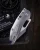 Microtech Stitch RAM-LOK STD MS Folder STNWSH-STNWSH Slab Side 6AL4V TI W/ Purple AUMT169RL10MS3