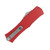 Microtech Hera II Mini OTF Auto S/E Stonewashed Standard Red 6ALV4 Titanium AUMT1703M10RD