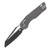 Microtech MSI Folding Knife S/E Black Standard Fluted Aluminum Natural Clear MT2101FLNC